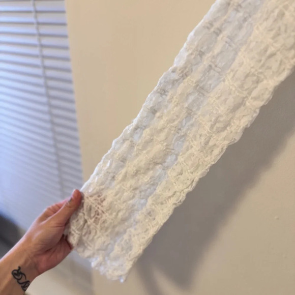 NWT Free People Madison Top - Size Medium - Color : White - Lace - Picture 10 of 11